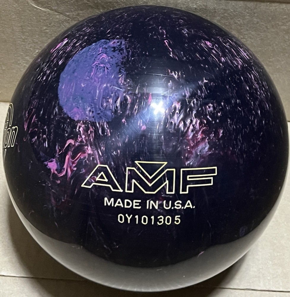 AMF Angle Evolution Reactive heavy 15 lb Bowling Ball Used Fully Plugged