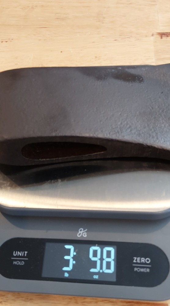 Old Master Mechanic Single Bit Axe Head (Stamped).