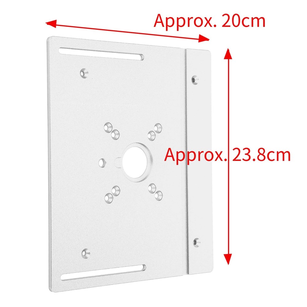Router System Full Installation Set Aluminum Woodworking Insert Base Plate fo...