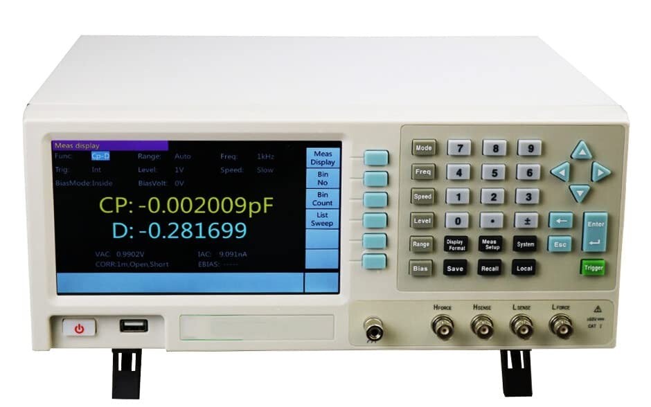 Precision LCR Meter Frequency 10Hz～100kHz Accuracy 0.05% Frequency Adjustable