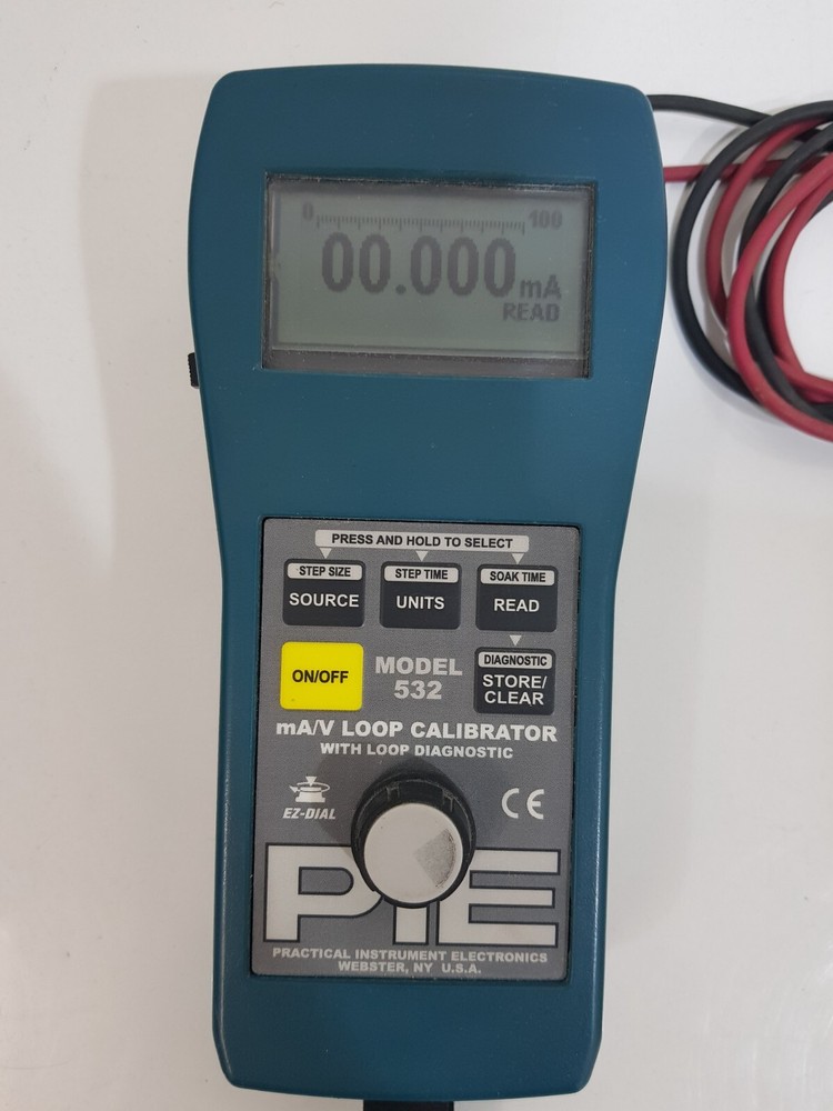 PIE Model 532 mA/V Loop Calibrator, with loop diagnostic