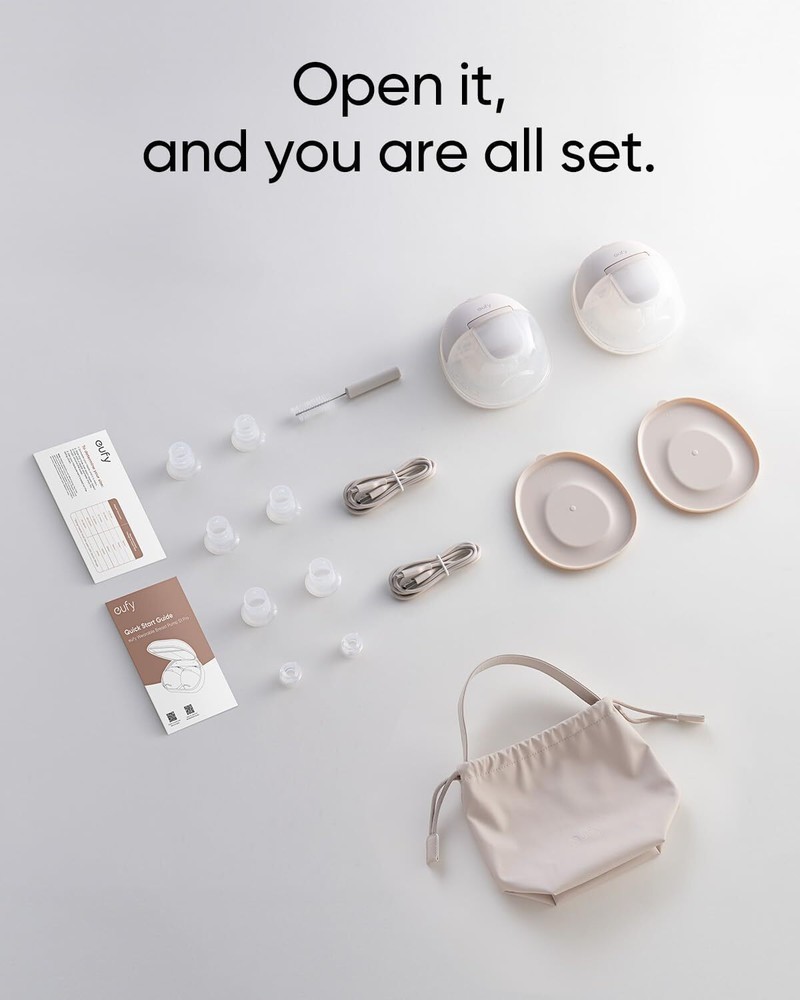 eufy Wearable Breast Pump E10 Hands-Free App Control Personalized Smart Rhythm