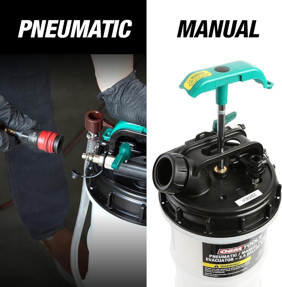 Versatile 6L Oil Extractor Pump with Dipstick Adapters for Efficient Maintenance