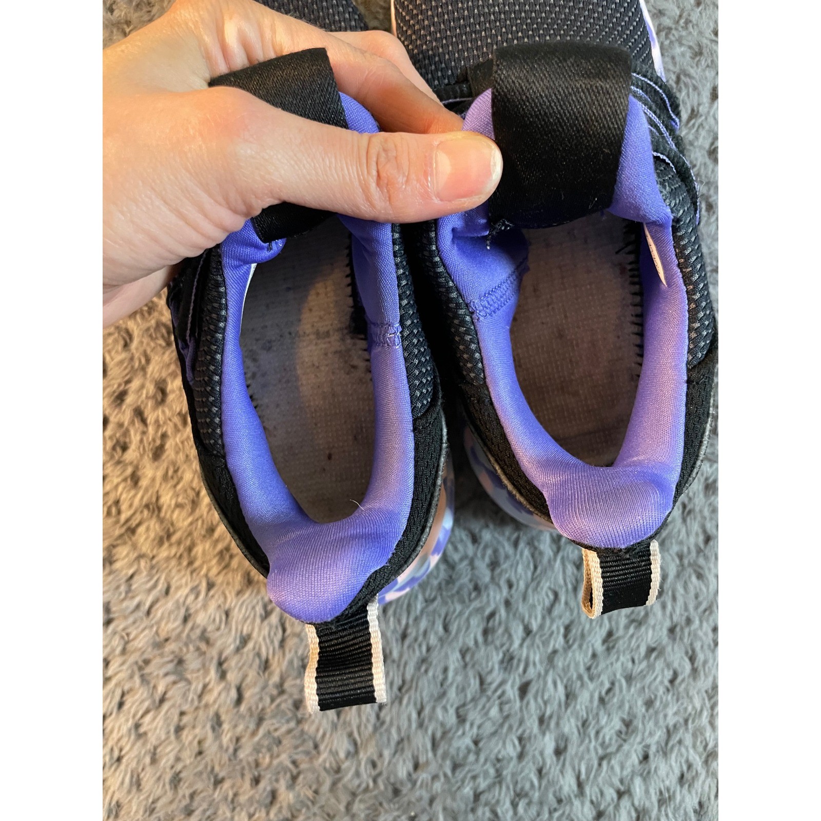 Adidas Lite Racer Adapt 7.0 Sneaker Multi Color Girls Sz 13 NEEDS INSOLES