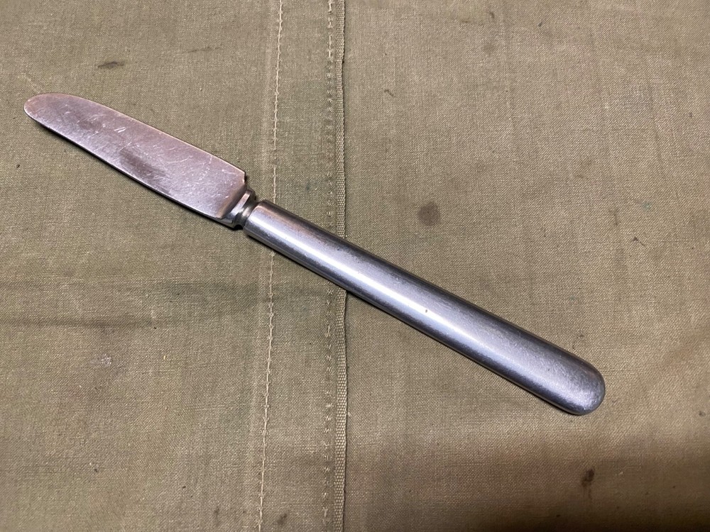 ORIGINAL WWII US ARMY "US" MESS KIT KNIFE UTENSIL