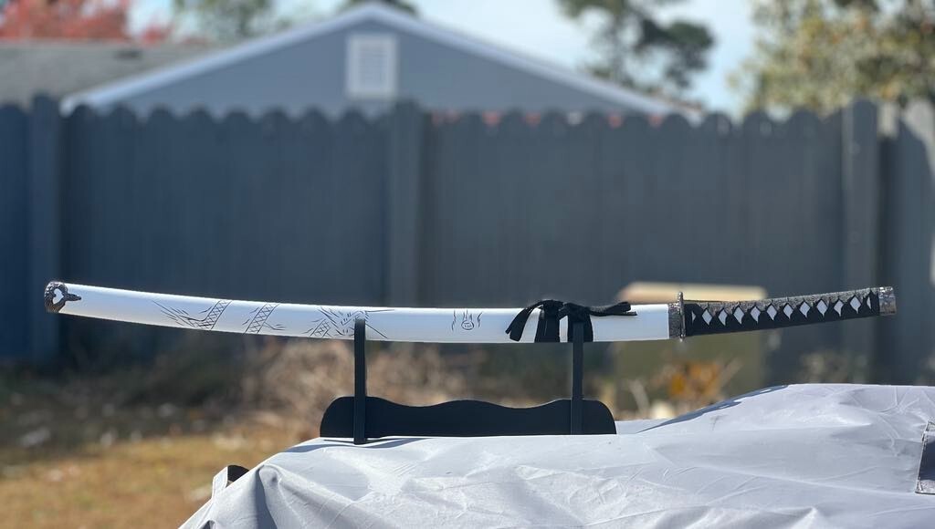 Last Samurai Japanese Sword Katana w/Free Stand (Original Version)