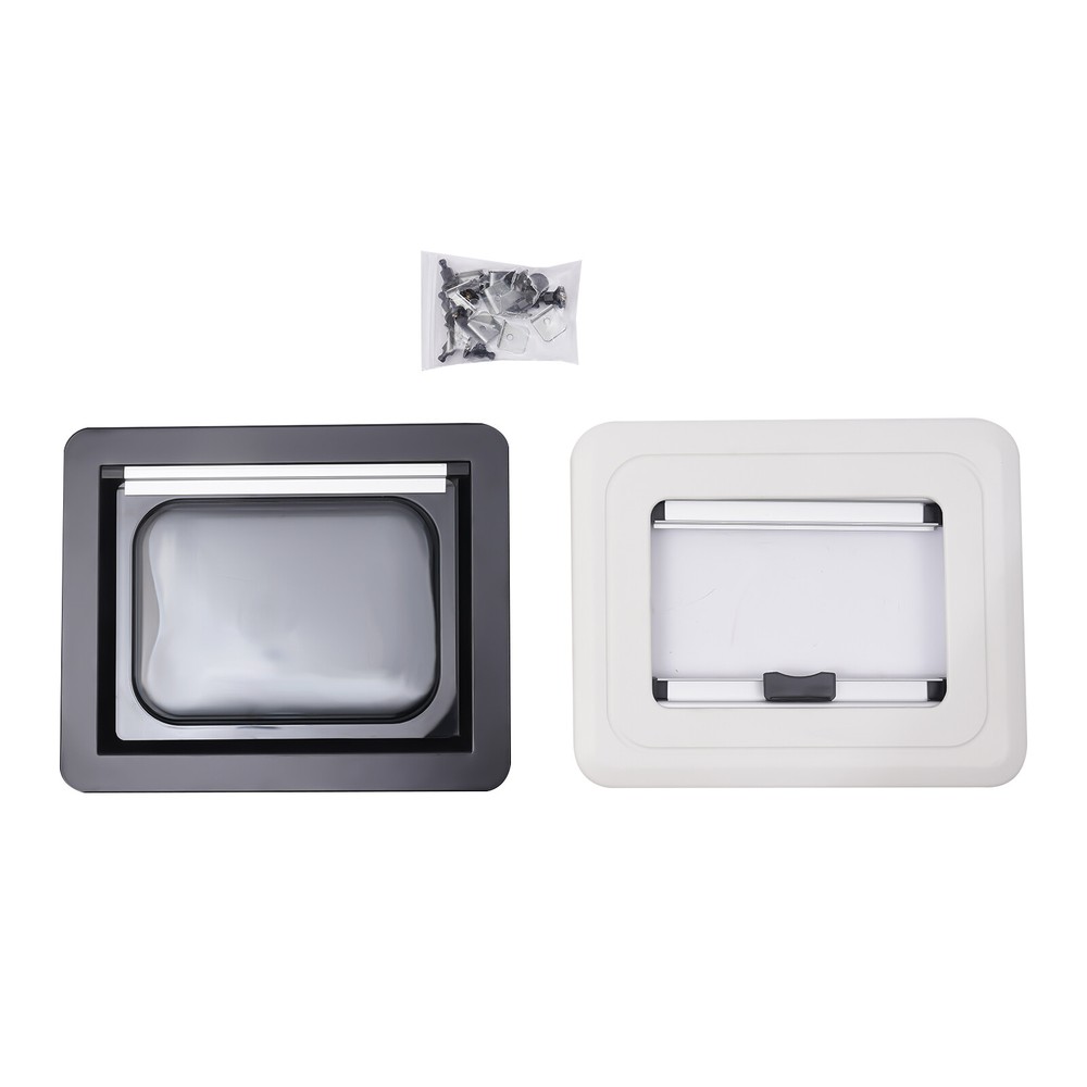 3 Size RV Caravan Hinged External Push Out Window Ventilation Hatch MG16RW
