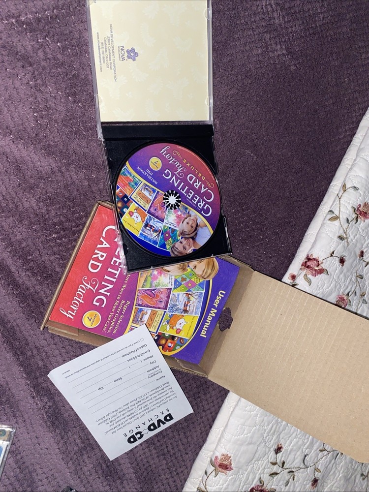 Greeting Card Factory Deluxe Version 7 Art Explosion