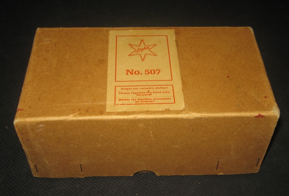 Pristine 1950s Alpha German Chess Clock Timer Model # 507 with Original Box