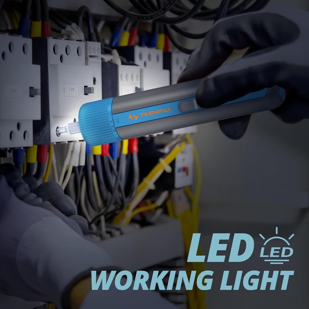 Precision Torque Control 4V Cordless Screwdriver with Automatic Shutdown Feature