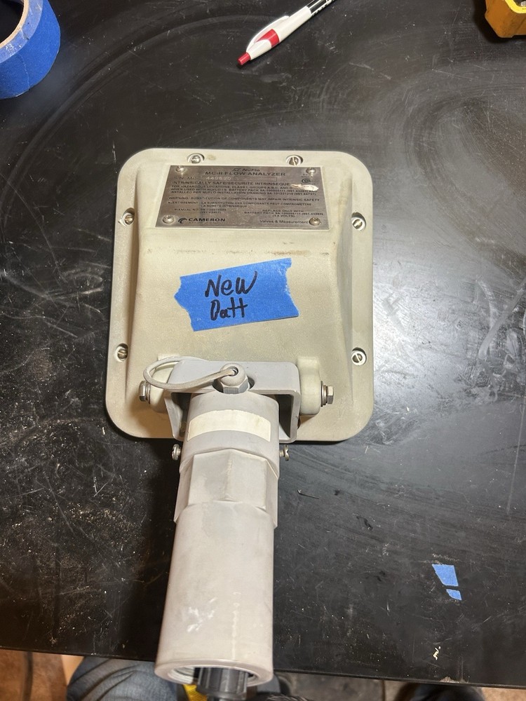 NUFLO Cameron MC-II Flow Analyzer Assembly (Tested, New Battery&Sensor Included)