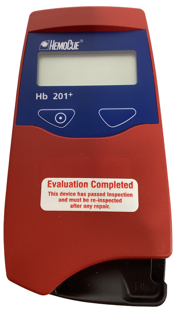 HEMOCUE HB 201+ HEMOGLOBIN ANALYZER W/ AC ADAPTER