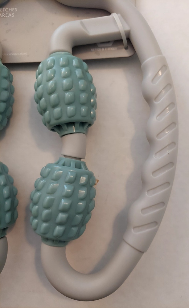 Massager Four Points Textured Hand Held Rollers Arched Base New