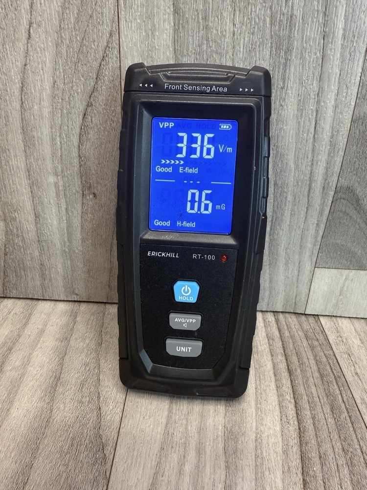 ERICKHILL EMF Meter LCD Digital Electromagnetic Field Radiation Smart Detector
