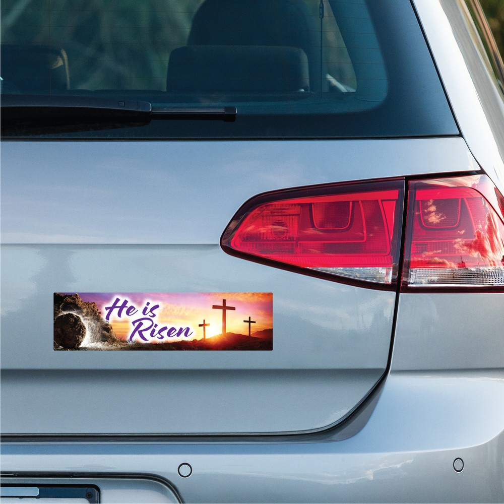 He is Risen Bumper Strip Magnet