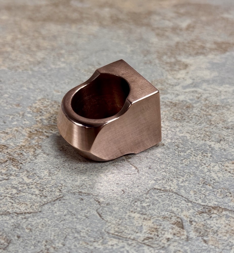 Copper Strider Signet Slugger Ring