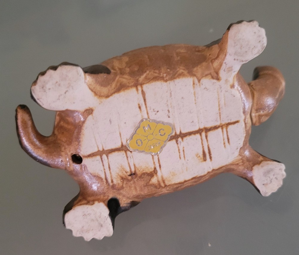 OMC Otagiri Ceramic Turtle Figure