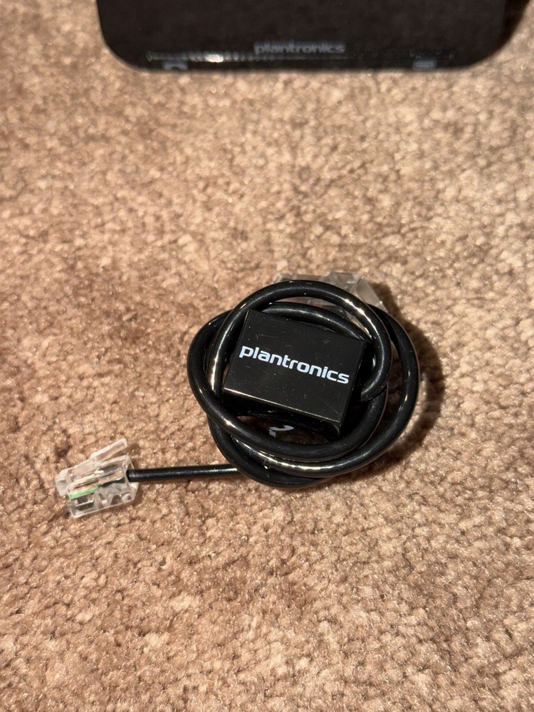 Plantronics C053 DECT Wireless Headset Docking Station Charger Cable & Head