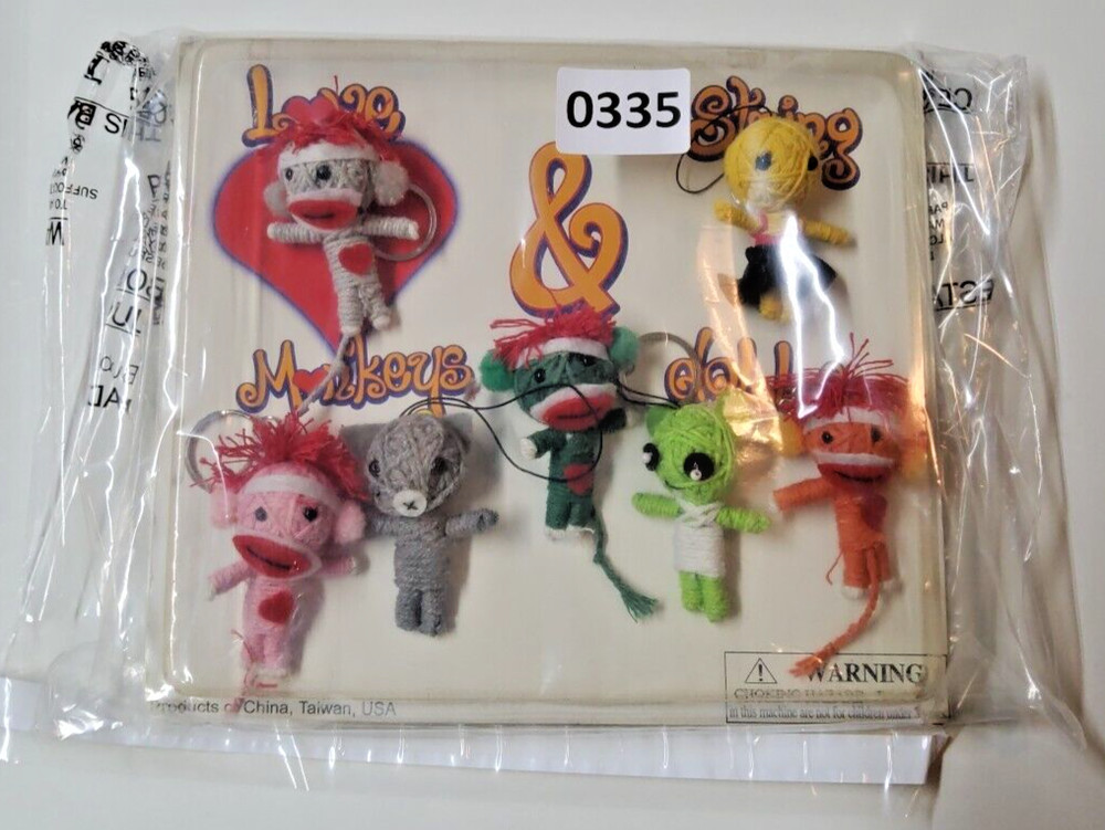 Vintage Vending Display Board String Doll 0335