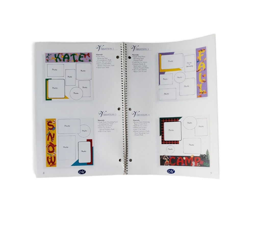 Creative Memories Scrapbook Design Layout Idea Book Fast Formulas
