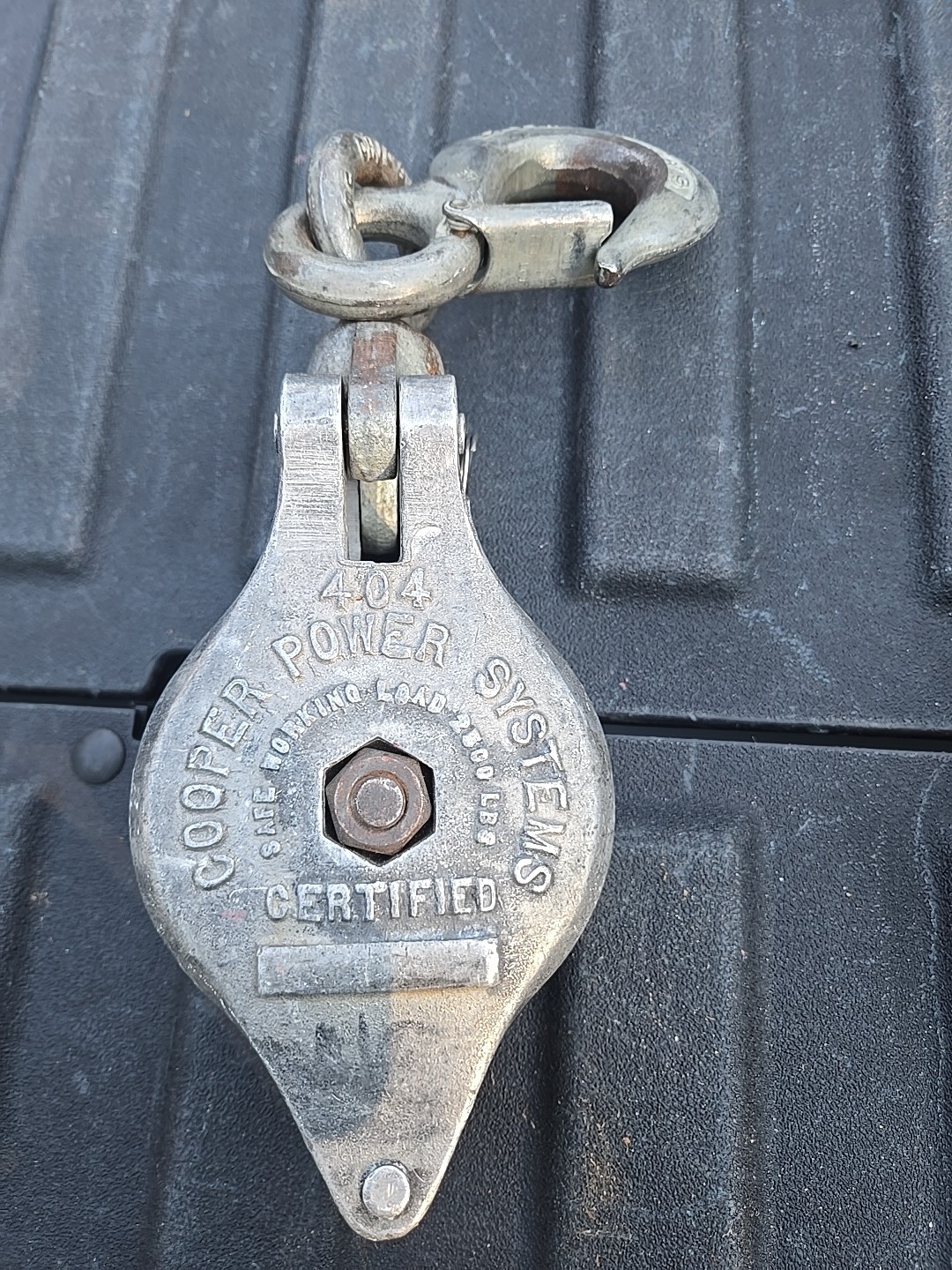 COOPER POWER SYSTEMS MoDEL 404 Pulley