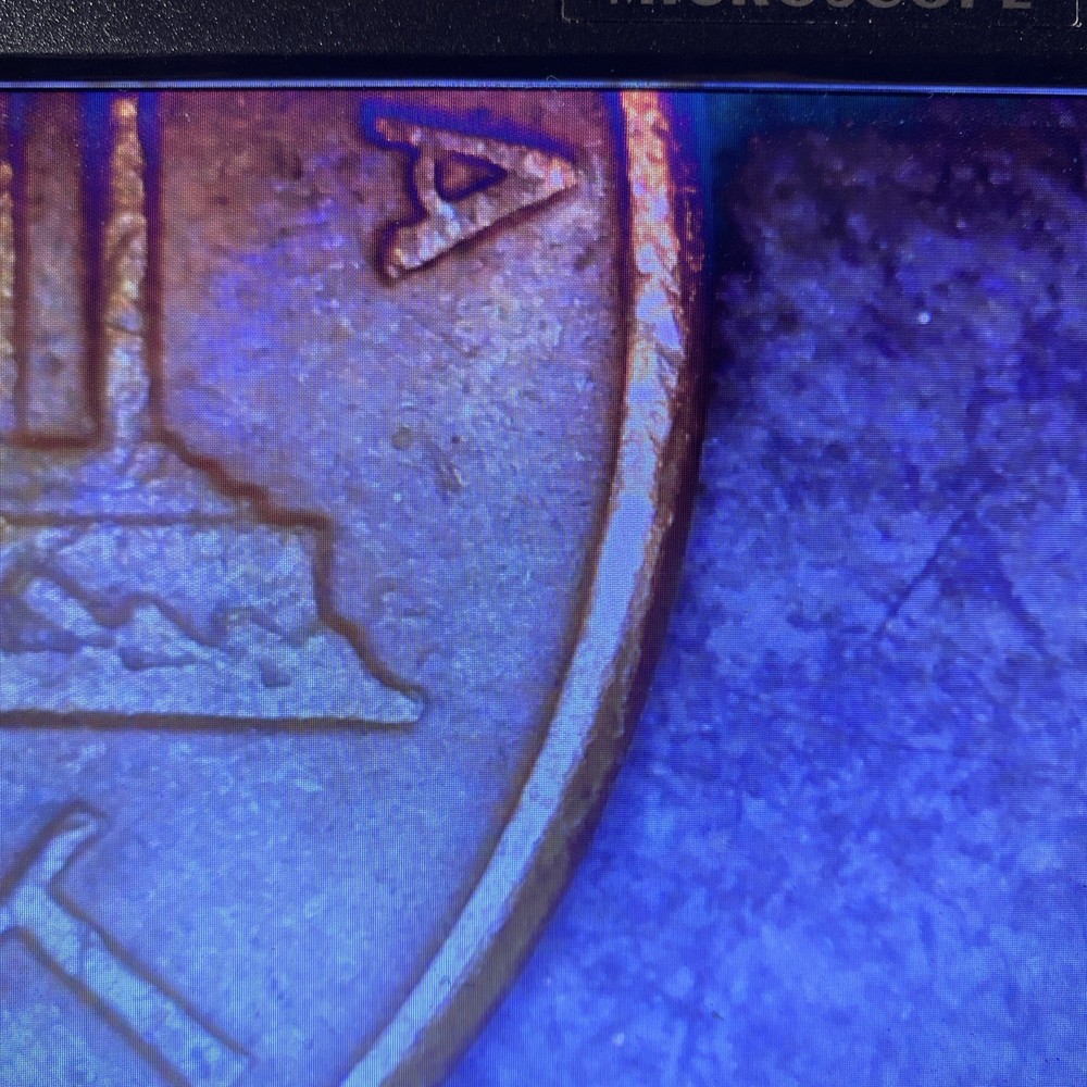 🔥1970 D, Lincoln Cent, "Floating Roof Error" weak FG Initials🔥