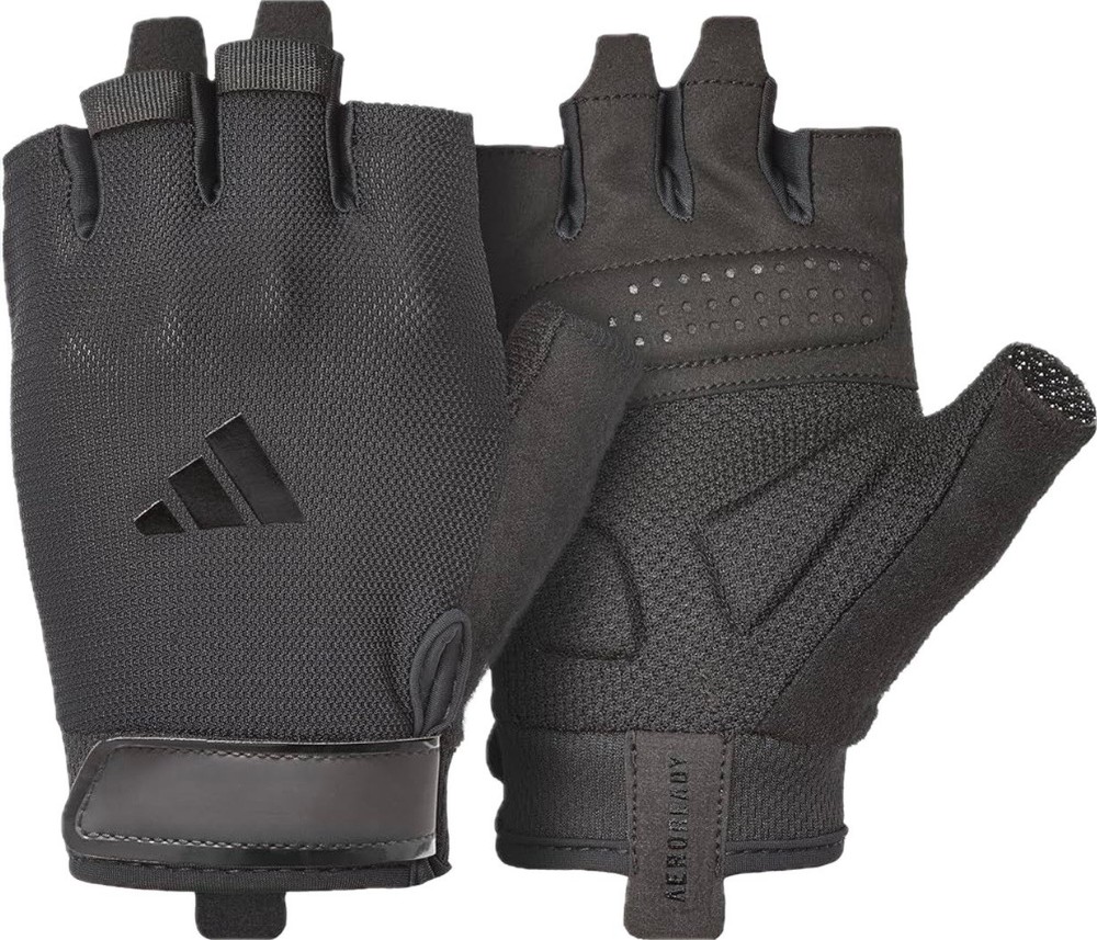 Adidas Essential Training Gloves Exercise Weight Lifting Protection Medium Black