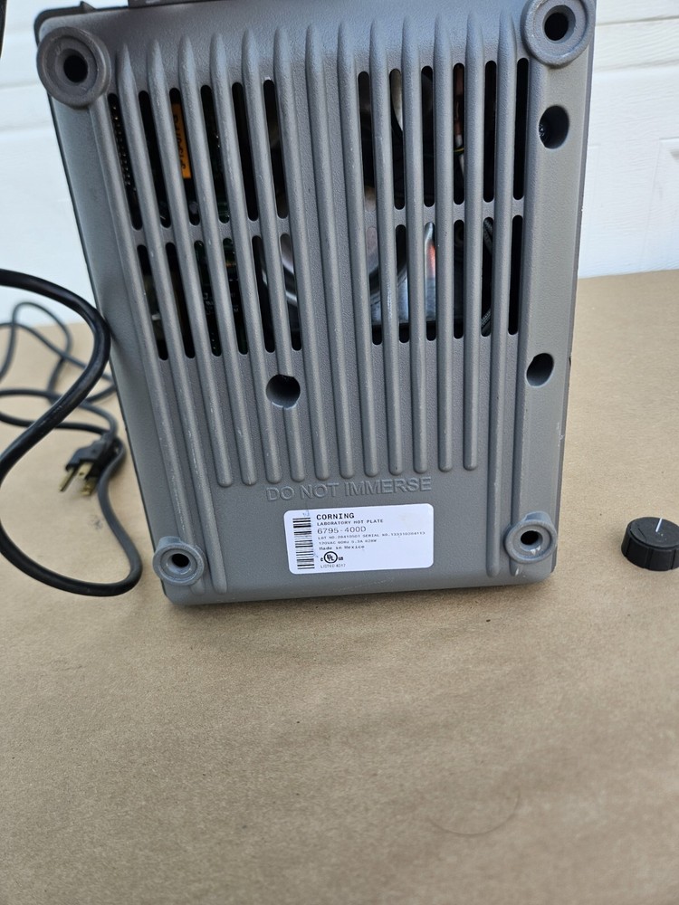 BROKEN KNOB - Corning PC-400D Digital Hot Plate Used
