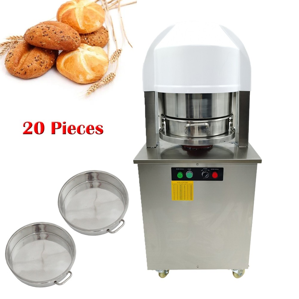 20-piece Full-automatic Dough Dividing Bread Machine Uniform Quantification 110V