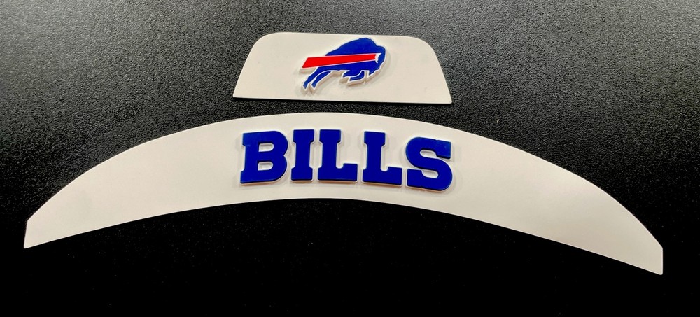 3D Bumpers - Bills Flex Set for a Full Size Helmet