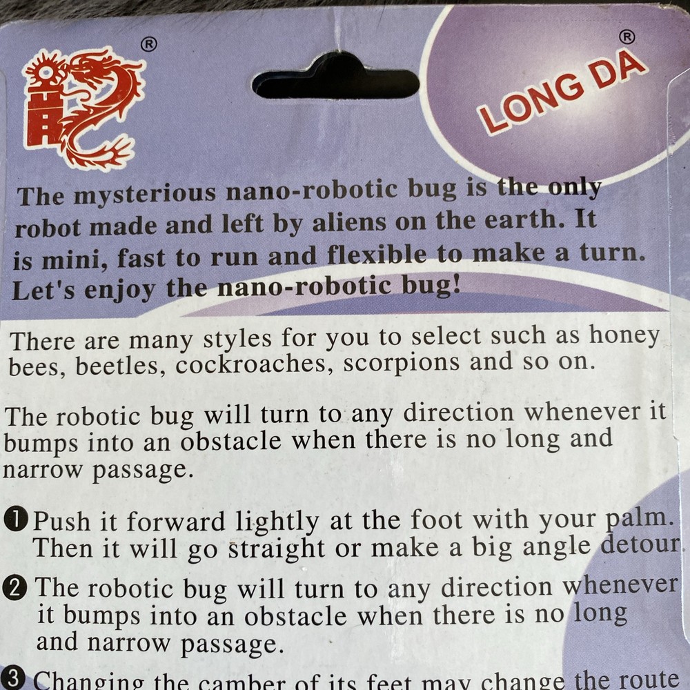 Nano-Robotic Bug Black Beetle