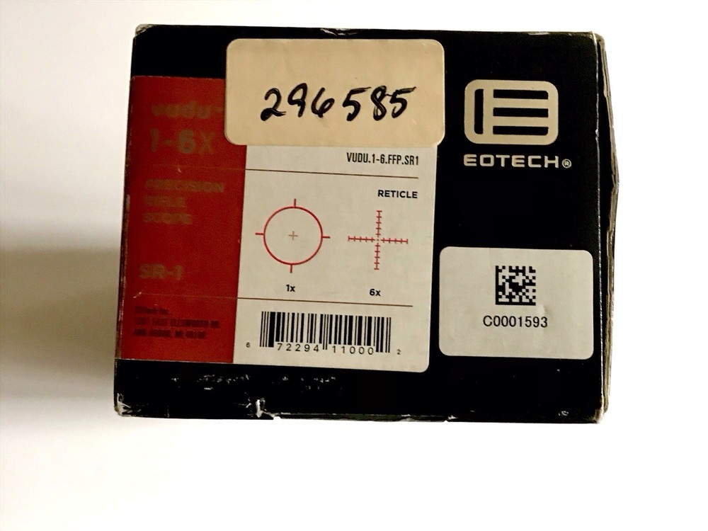 VUDU PRECISION RIFLE SCOPE 1-6 X 24 mm . Complete Package