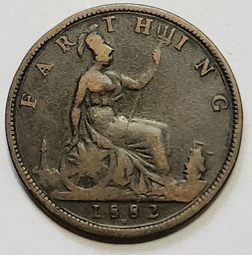1882 H Great Britain Farthing 1061