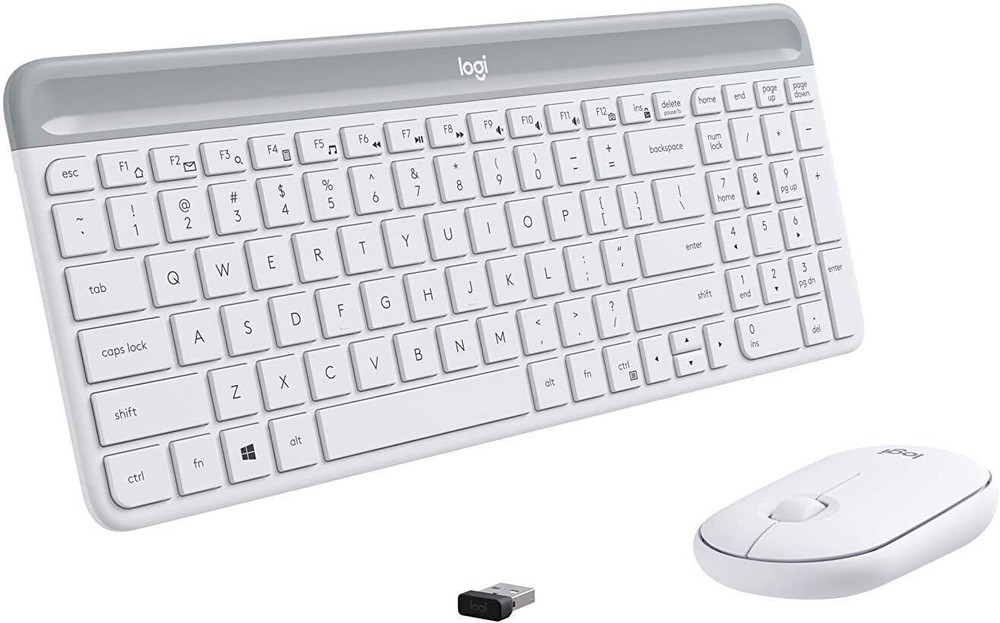 Logitech MK470 Slim Wireless Keyboard and Mouse Combo Modern Compact Layout