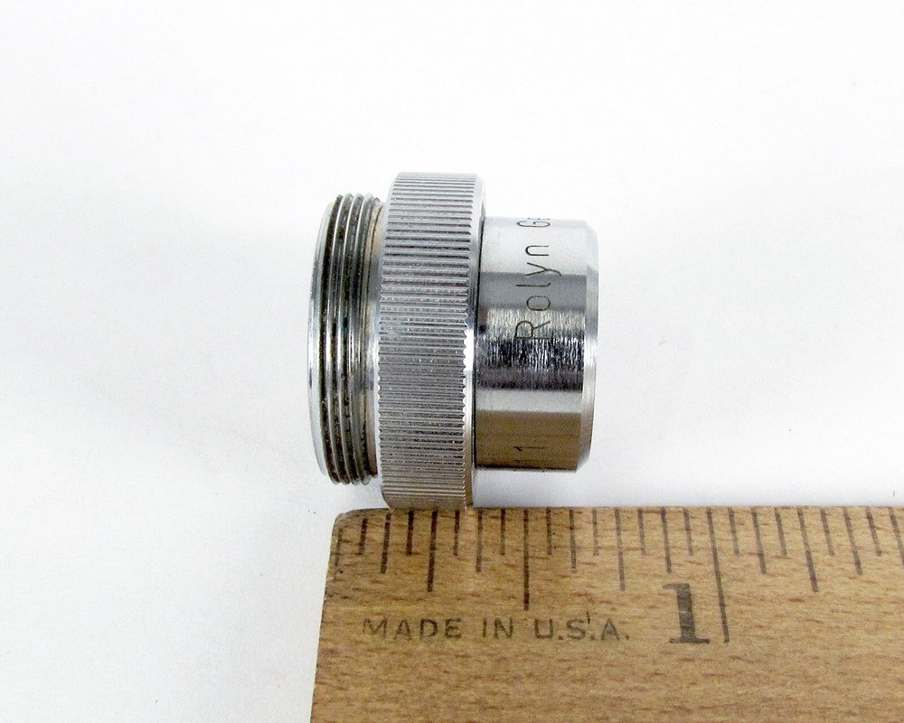Rolyn Microscope Objective Lens 4:1 N.A. 0.11