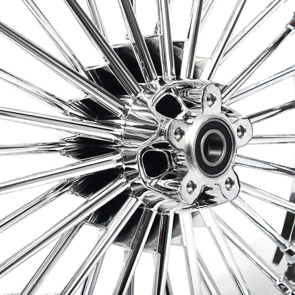 21x3.5 Fat Spoke Front Wheel for Harley Touring Electra Road Glide FLT FLH 00-07
