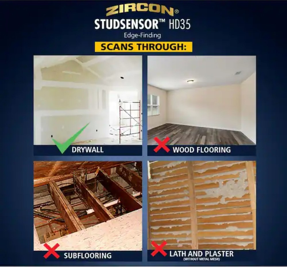 Zircon StudSensor HD35 Stud Sensor New In Package