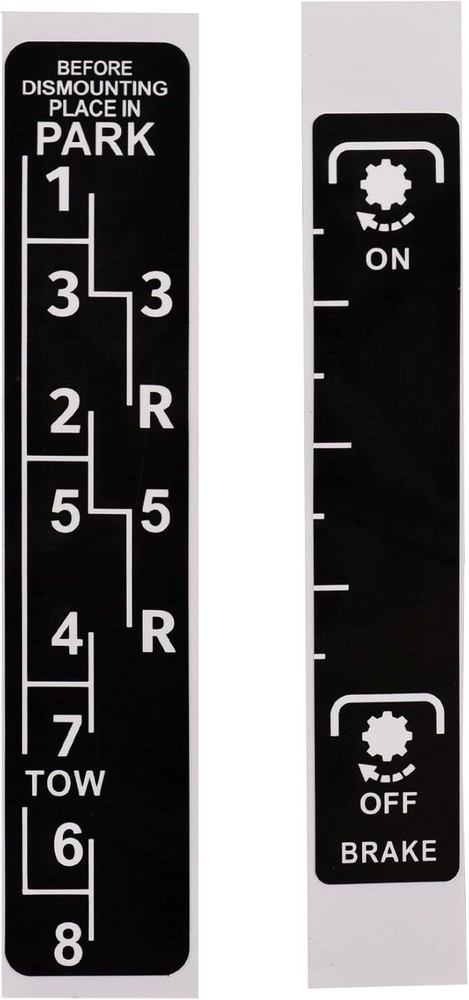 For John Deere Syncro-Range Tractor Shift Pattern Decal 4010 4020 4320 4520 5010