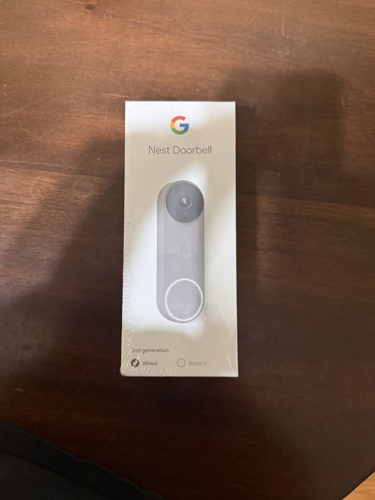 Google Nest Doorbell, Wired - ash