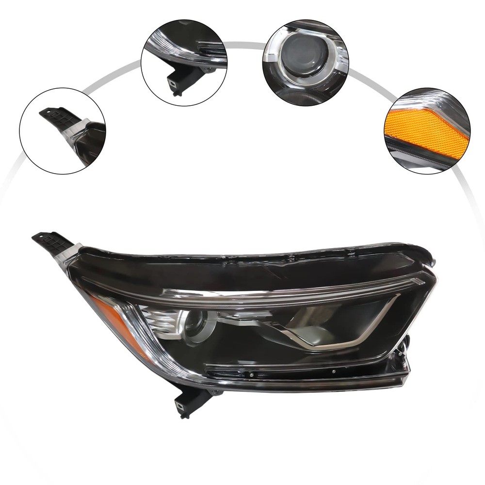 Headlights for CRV 2017-2021 Front Halogen Right Passenger Side
