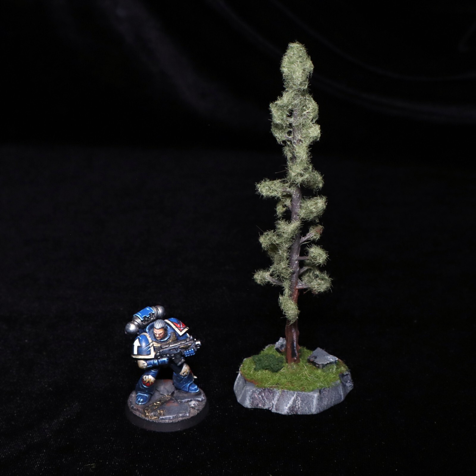 Handmade Pine/Fir Trees Set of 5 RPG Wargaming Terrain