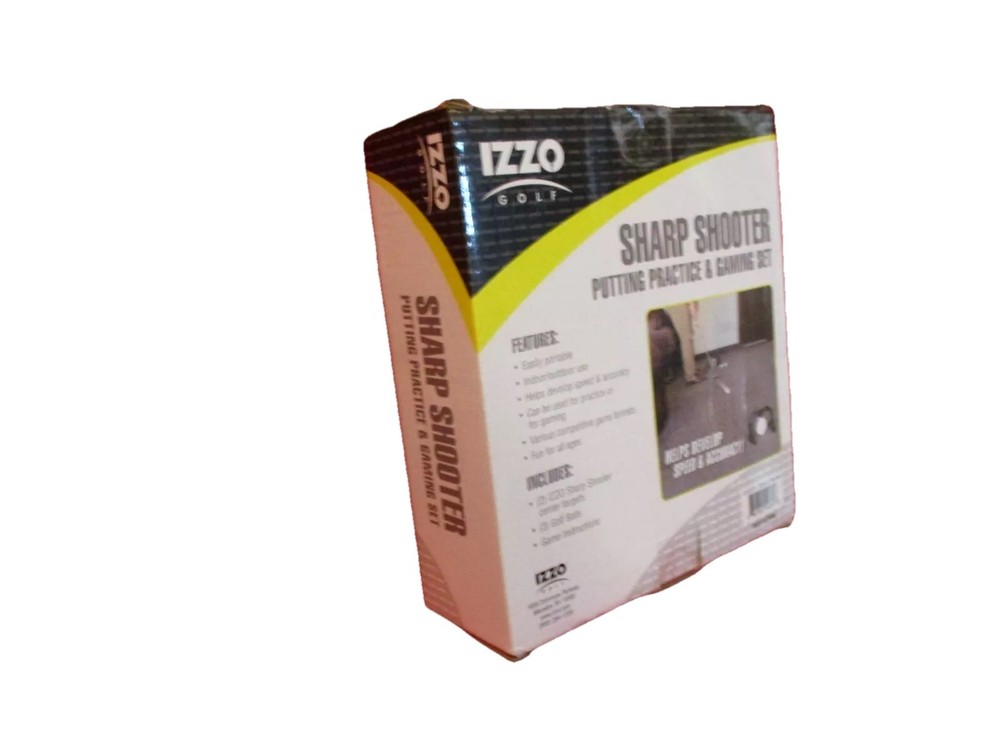 Izzo Golf Sharp Shooter Putt Trainer Putting Alignment Speed Accuracy