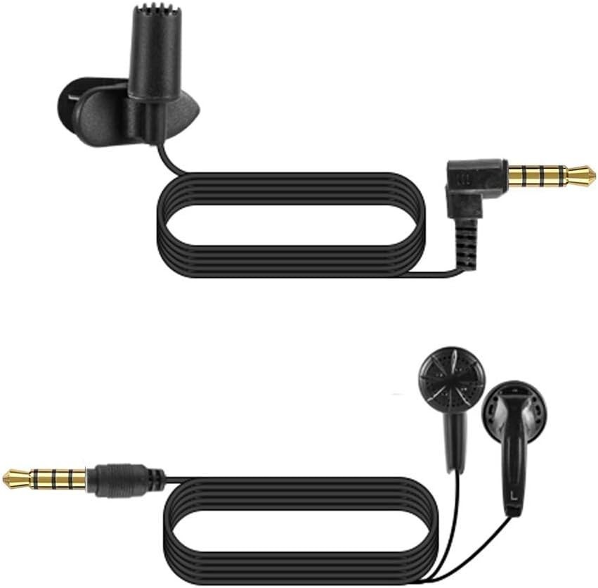Professional Quality E36 Voice Recorder Earphone & External Mic Combination