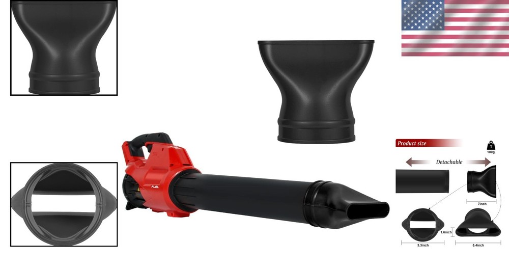 Efficient 2724-20 Flat Nozzle for Leaf Blowers - Lightweight & Durable Design