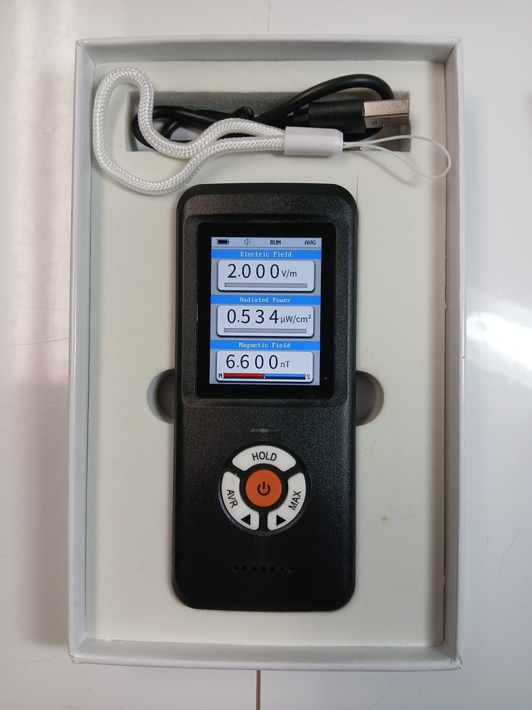 Digital EMF Meter Electromagnetic Field Radiation Detector LCD