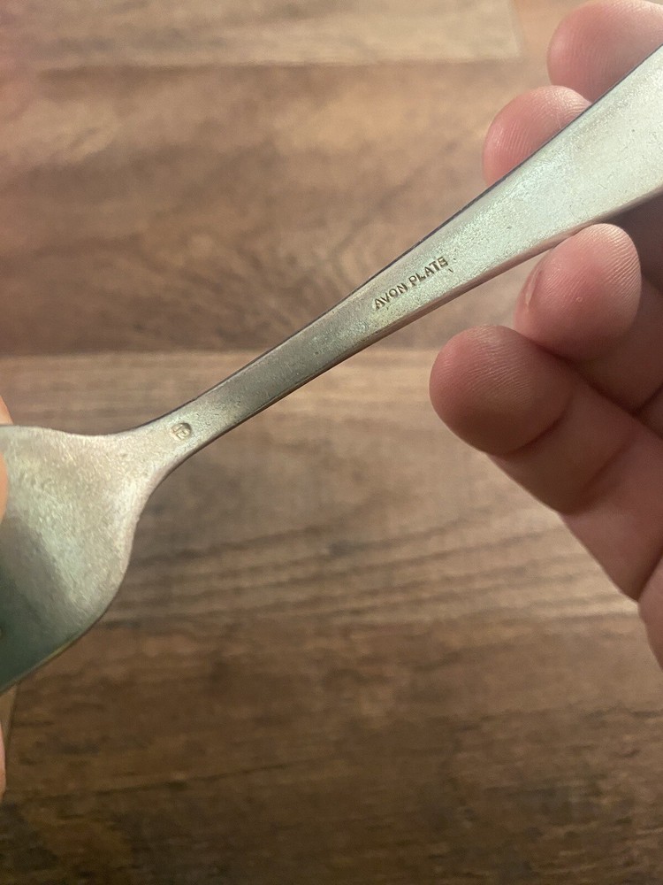 Avon Silverplated Salad Fork Plain Unknown Pattern