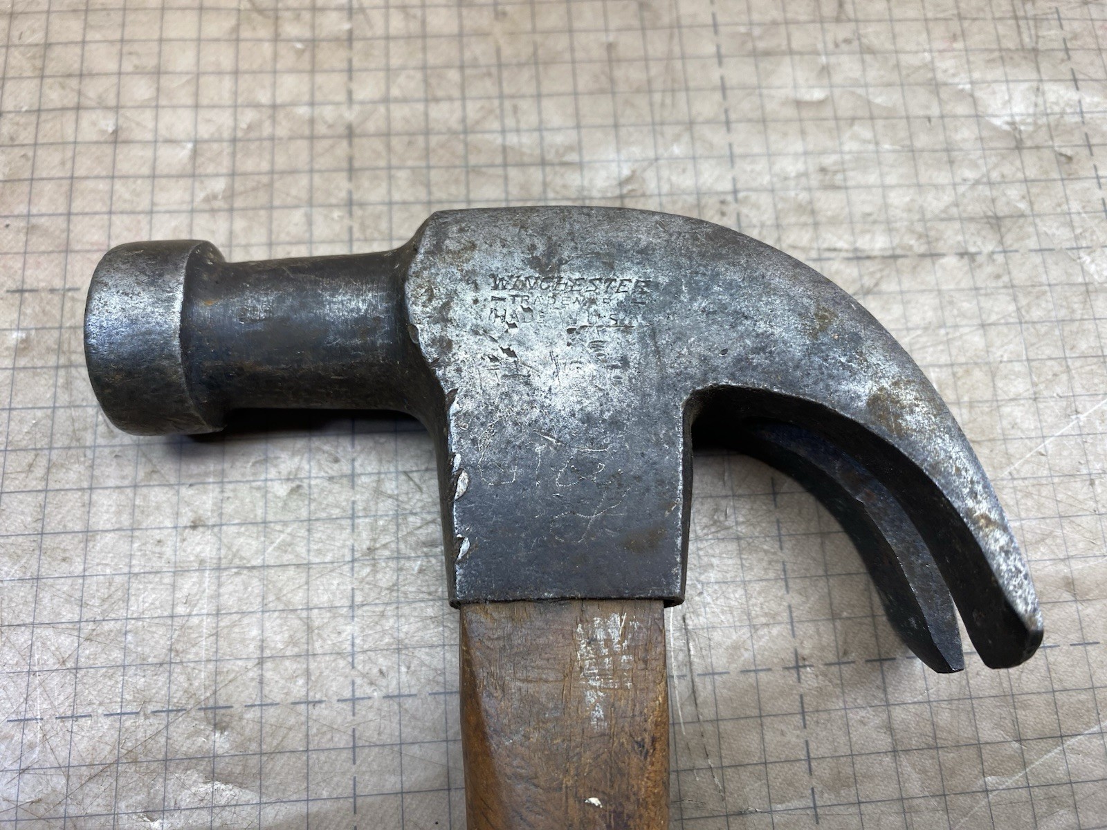 Vintage Winchester Claw Hammer 16 oz. ROY CLARK Gunsmith Woodworking Old Tool