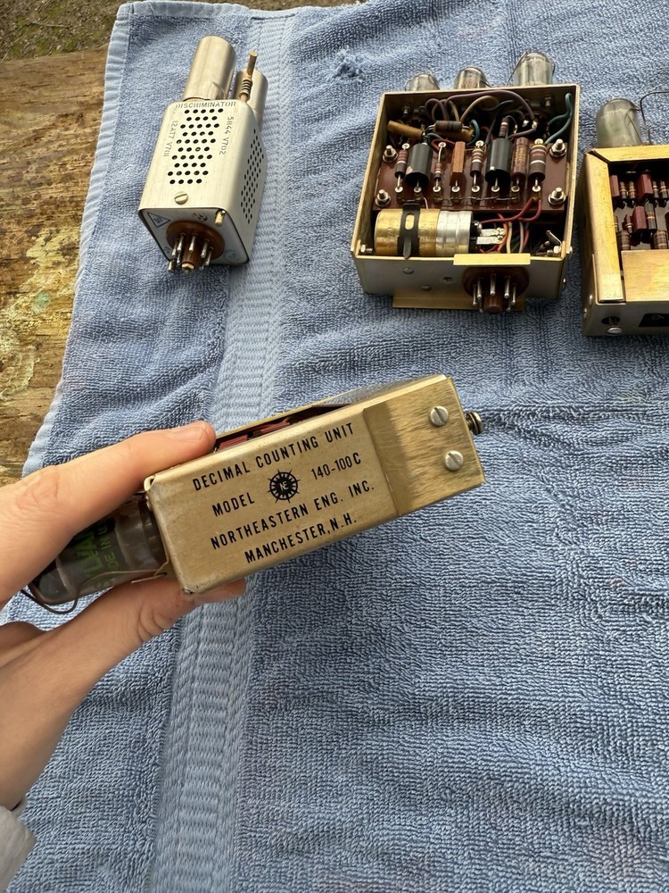 Vintage Hewlett Packard HP counter modules