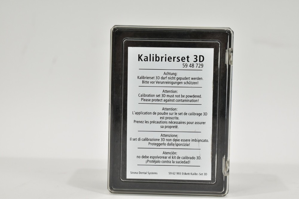 SIRONA CEREC 3 REDCAM Calibration Kit 3D REF 59 48 729