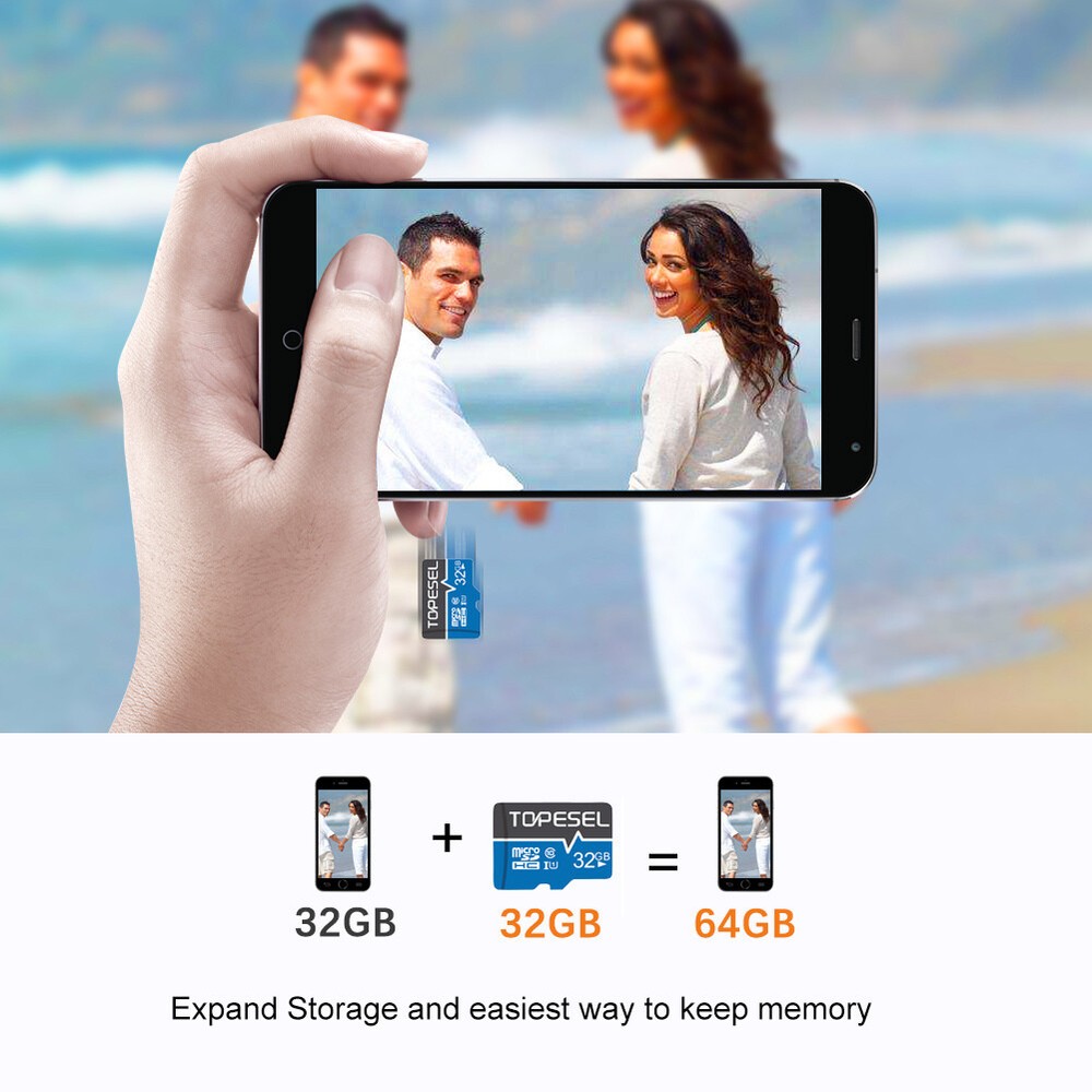 100 Pack Universal 32GB Micro SD Card Class 10 Memory Card Micro TF Memory Cards
